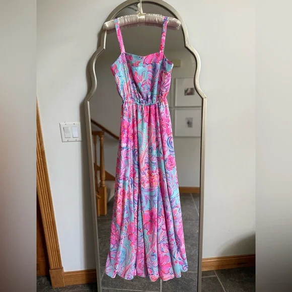 jaase floral maxi dress Jaase Flower Fields Print Teresa Maxi – Lilac and Mila